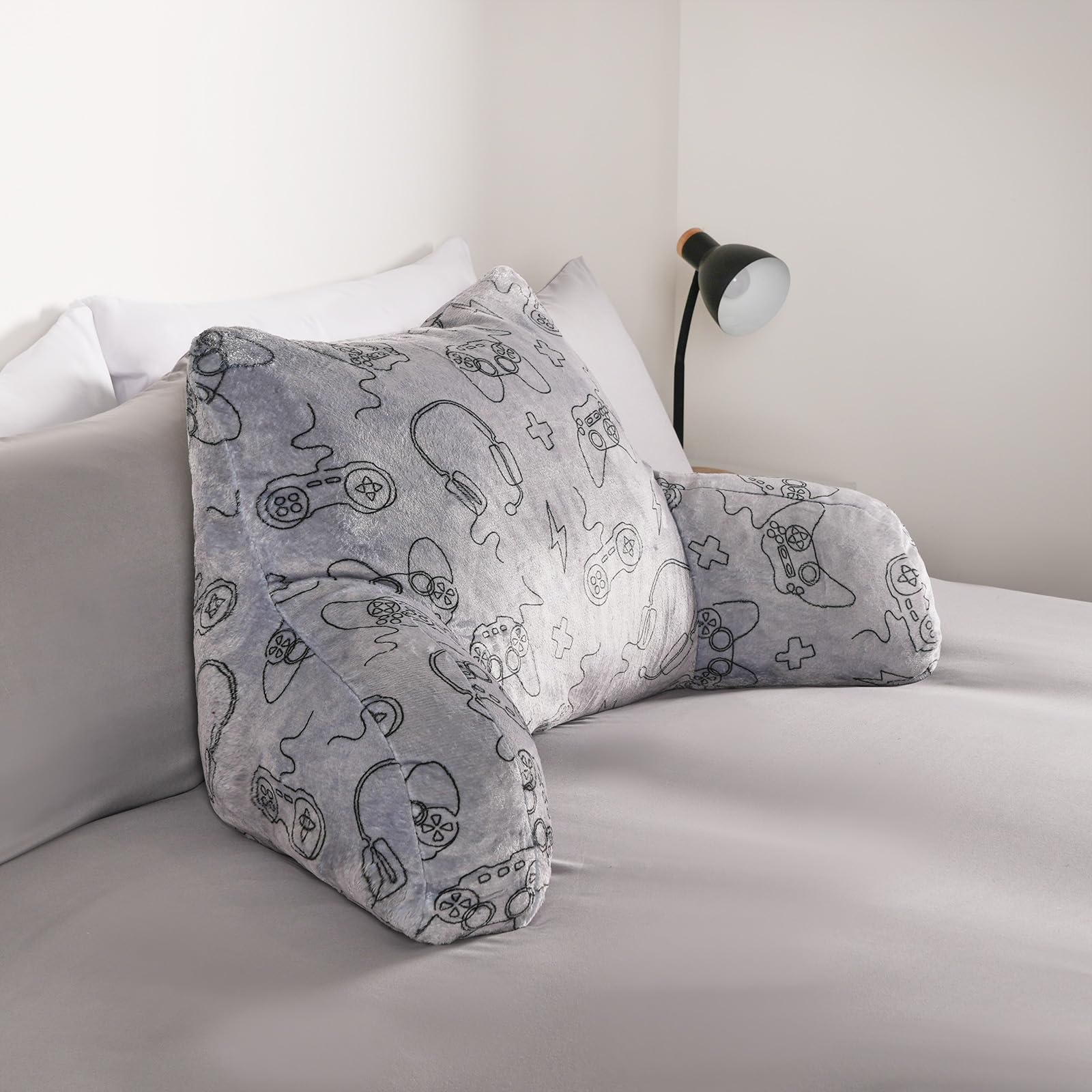 OHS - Reading Cushion - Back Support Pillow - Charcoal