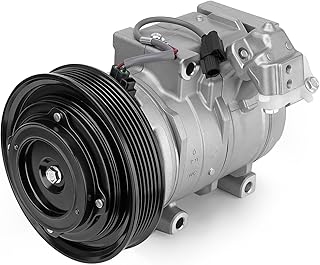 Air Conditioner AC Compressor Compatible with Acura MDX 2007-2013, ZDX 2010-2013 & Honda Odyssey 2008-2017, Pilot 2008-2015, Ridgeline 2009-2014, w/One Plug, Replacement for AC System