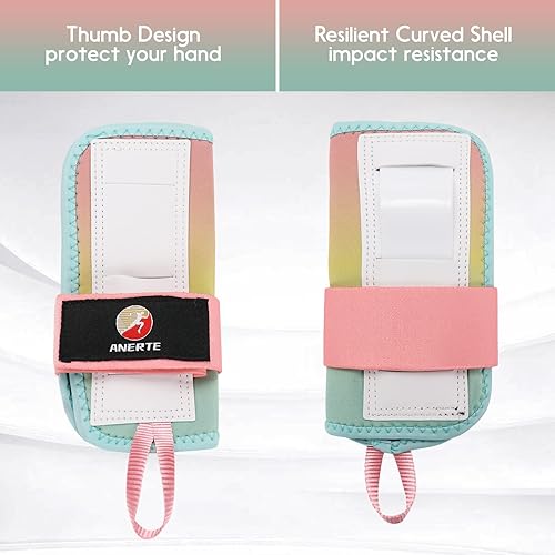 Miniatura 3 de Rodilleras para adultosniños, coderas de muñeca 3 en 1, juego de equipo de protección para múltiples deportes, patineta, ciclismo en línea,