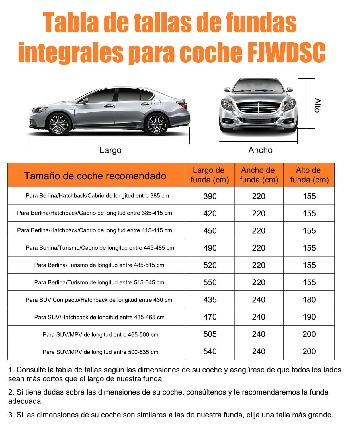Funda Coche Exterior Totalmente Cerrada para Longitud 385-415cm, Impermeable Protección UV Antipolvo y Rasguño para Sedán Hatchback