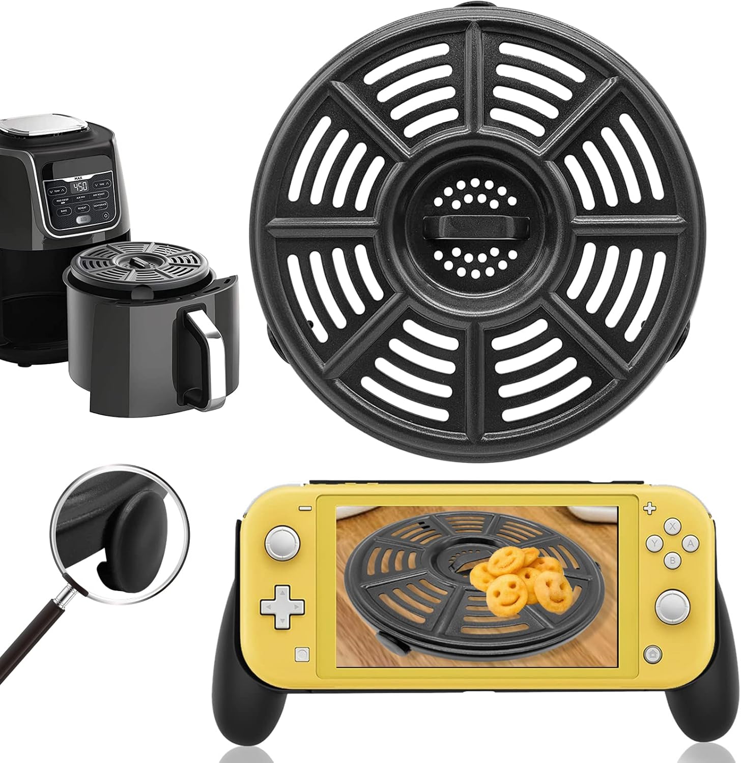 Air Fryer Crisper Plate for Ninja AF100 to AF150 and Ninja Foodi