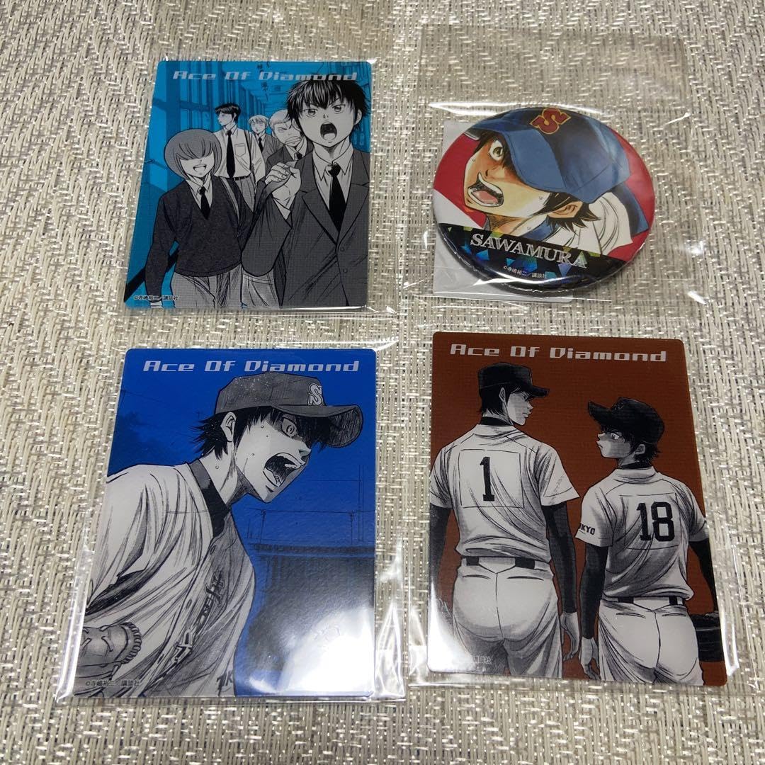 Amazon.co.jp: ダイヤのa 沢村 アクリルカード セット ?? : 文房具