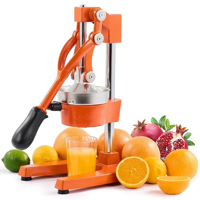 CO-Z Hand Press Juicer Machine Manual Orange Juicer and Professional Citrus Juicer for Orange Juice Pom Lime Lemon