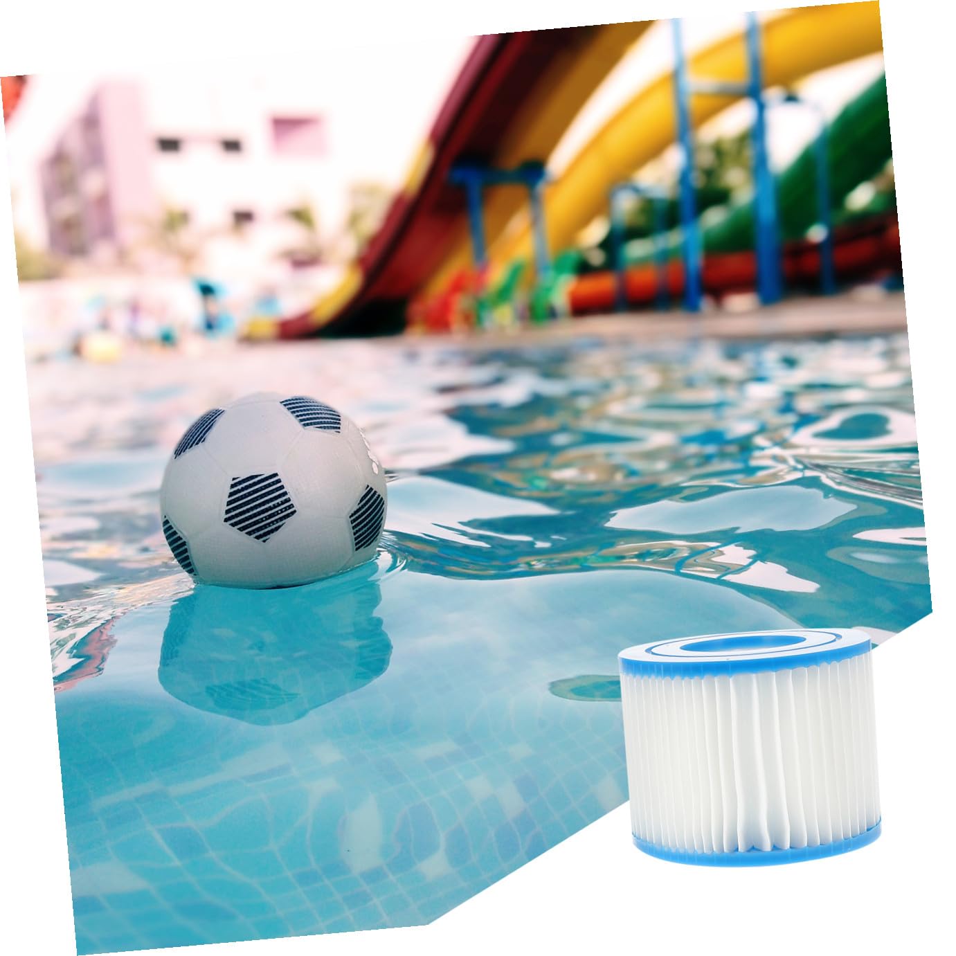 6 Piezas Filtro Piscina Tipo Vi Cartuchos Filtro Agua Duraderos para Bomba Herramienta Limpieza Agua Piscina Compatible Elementos Filtrantes Reemplazo