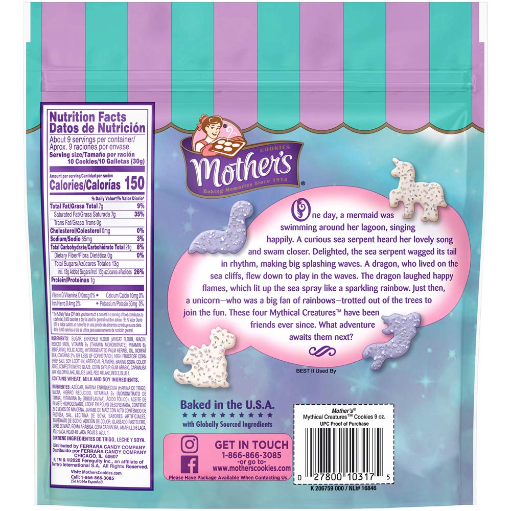Mother's Mythical Creatures oz, Frosted, 9 Ounce
