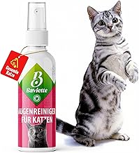 Baviette Katzenpflege: 100ml Natürlicher Augenpflege für Katzen – Sanfte, geruchlose Reinigung bei Tränenflecken, Krusten & Schmutz – Probiotisch, ohne Alkohol & Duftstoffe, EU-Qualität product image