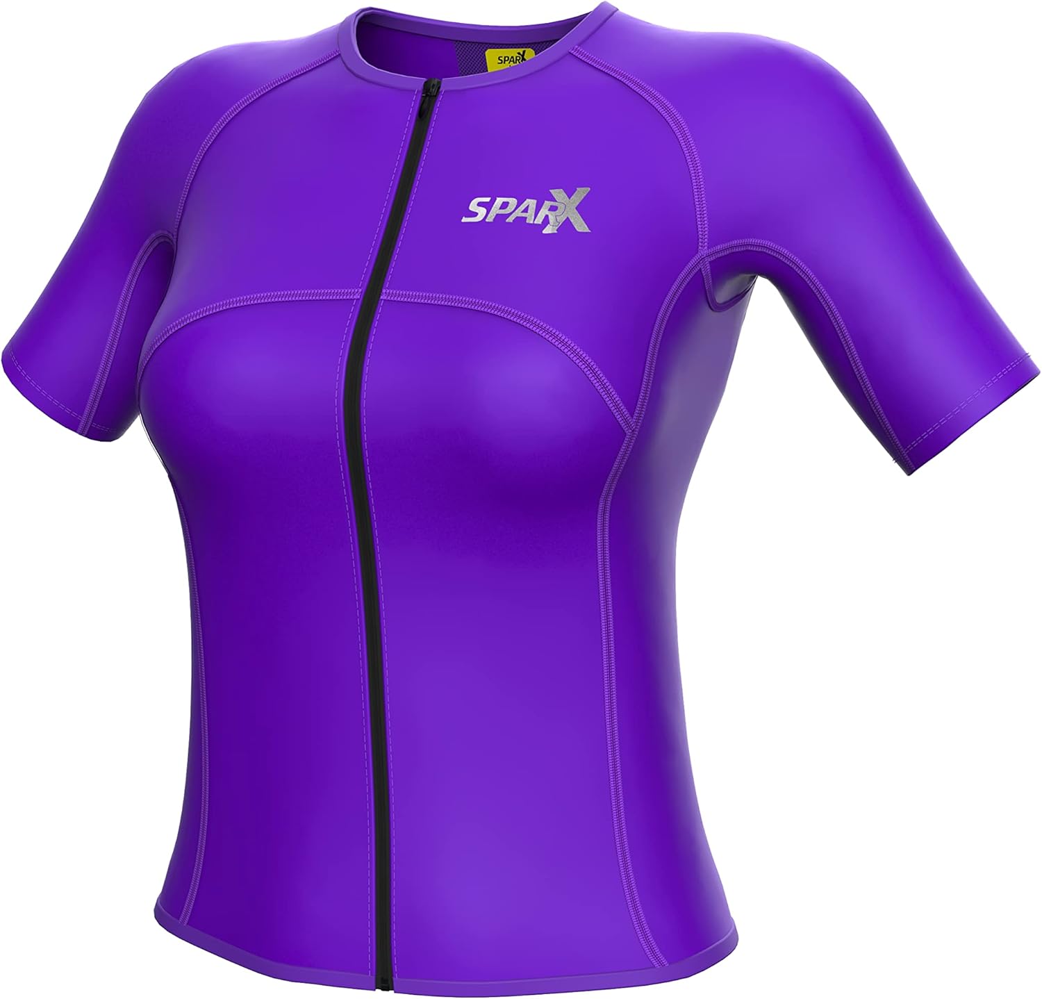 Sparx Women's Aero Tri Tank Short Sleeve Tri Tops Triathlon Tank Women Race Cycling Swim Bike Run