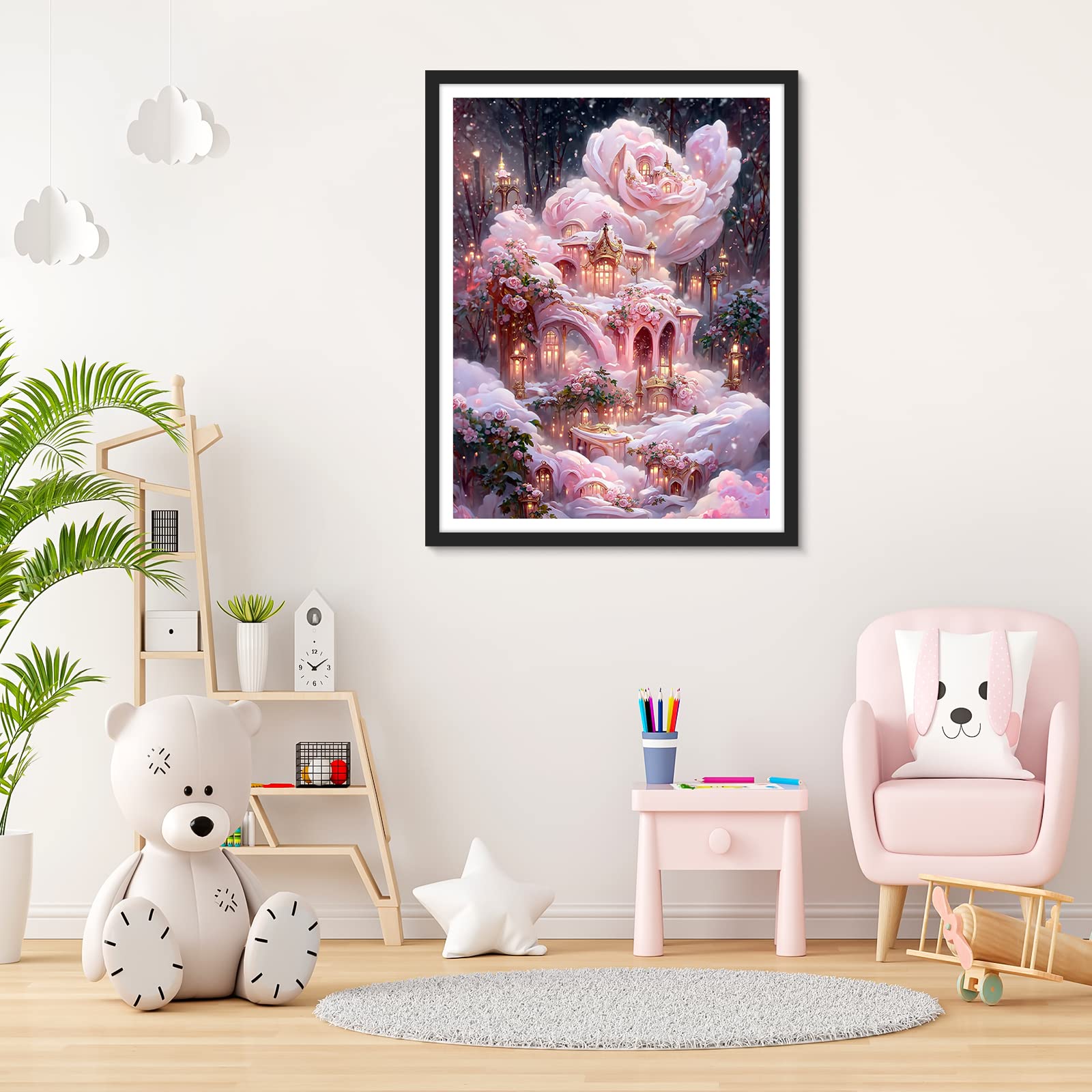K Diamond Painting Fenicotteri Per Adulti Bambini, K Diamond Art Fantasy Flamingos Kits Full Drill Diy Animals Diamond Painting Kits Diamond Art For Home Wall Decor Art 30x40cm P 27408101 Cat 2476