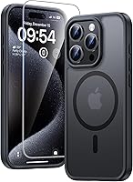 Vista 85 de TAURI - Funda a prueba de golpes para iPhone 15 Plus de 6.7 pulgadas, 3 en 1, no se pone amarilla, con 2 protectores de pantalla, protección