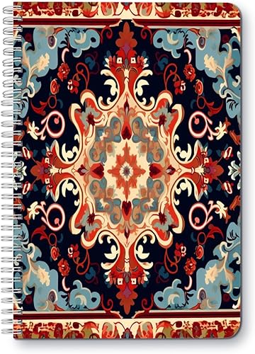 Miniatura 36 de Cuaderno de espiral, doble alambre en espiral, diario de composición escolar, suministros para la escuela y la oficina, 100 páginas, 5.71 x 8.26