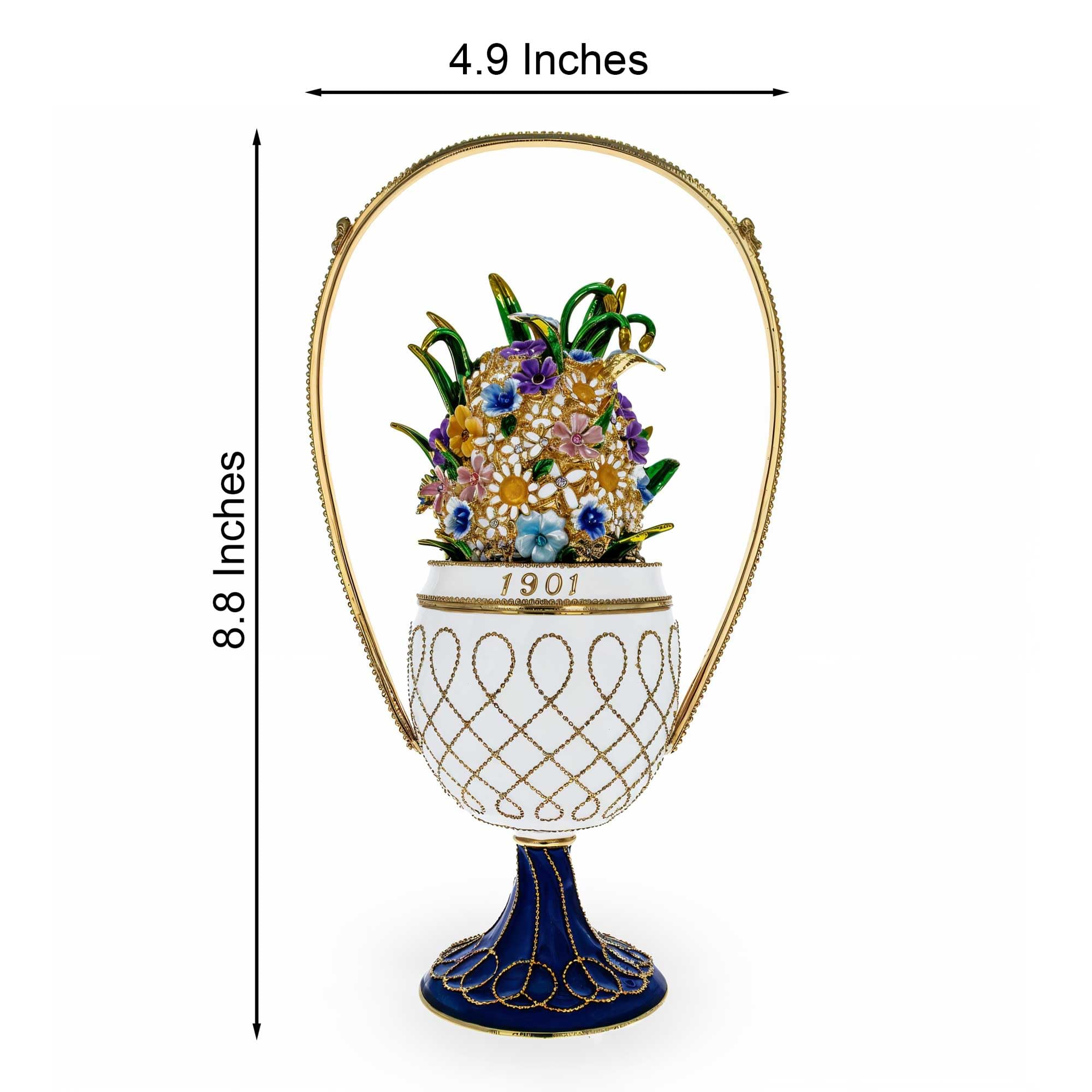 Huevo de Pascua Real Imperial de Flores de 1901
