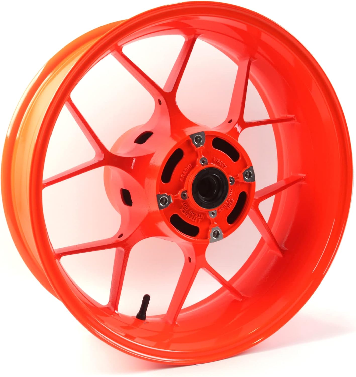 Arashi Rear Wheel Rim for Honda CBR1000RR 2008-2016, Motorcycle Replacement Accessories Parts Neon Orange