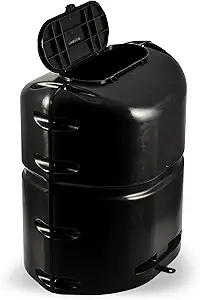 Camco Single RV Propane Tank Cover | Features a Removable Top Panel, a Heavy-Duty Polymer Construction, and Fits 20lb. Steel Single Tanks (40578)