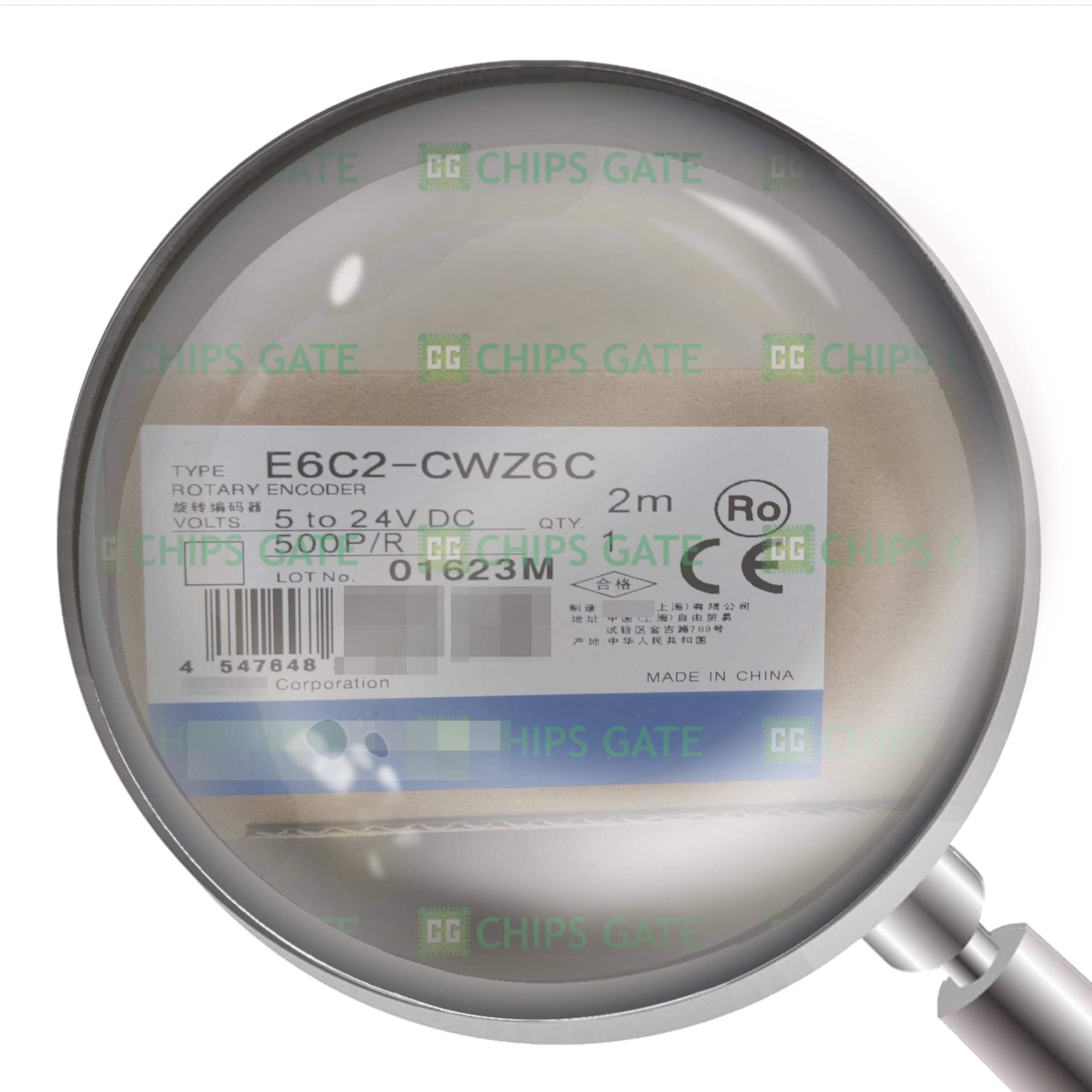 New in Box E6C2-CWZ6C E6C2CWZ6C 500P/R Rotary Encoder for Ship