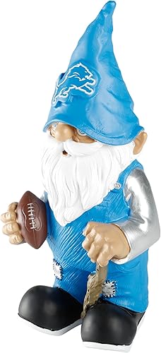 Vista 2 de NFL Resin 11.5" Team Logo Outdoor Garden Statue Gnome