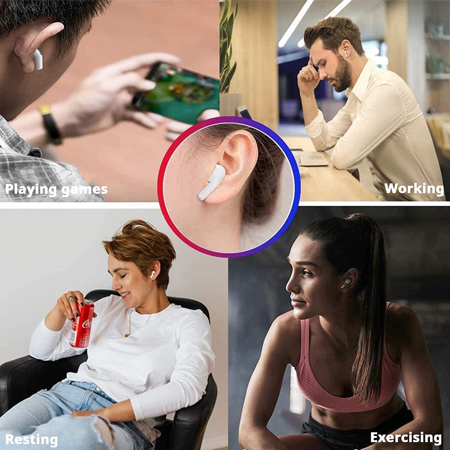 Écouteurs sans Fil Bluetooth, écouteurs Bluetooth La Mauvaise qualité n'achète Pas