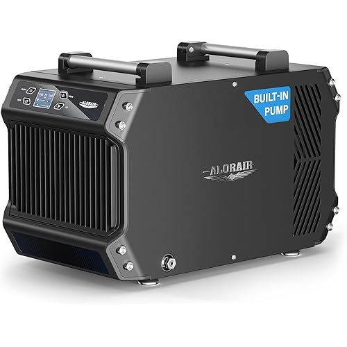 ALORAIR Crawlspace Dehumidifiers with Pump, 180 Pint Commercial Dehumidifier for Basements with Drain Hose, 2,300 Sq.Ft Auto Defrost Industry Crawl Spaces Dehumidifier