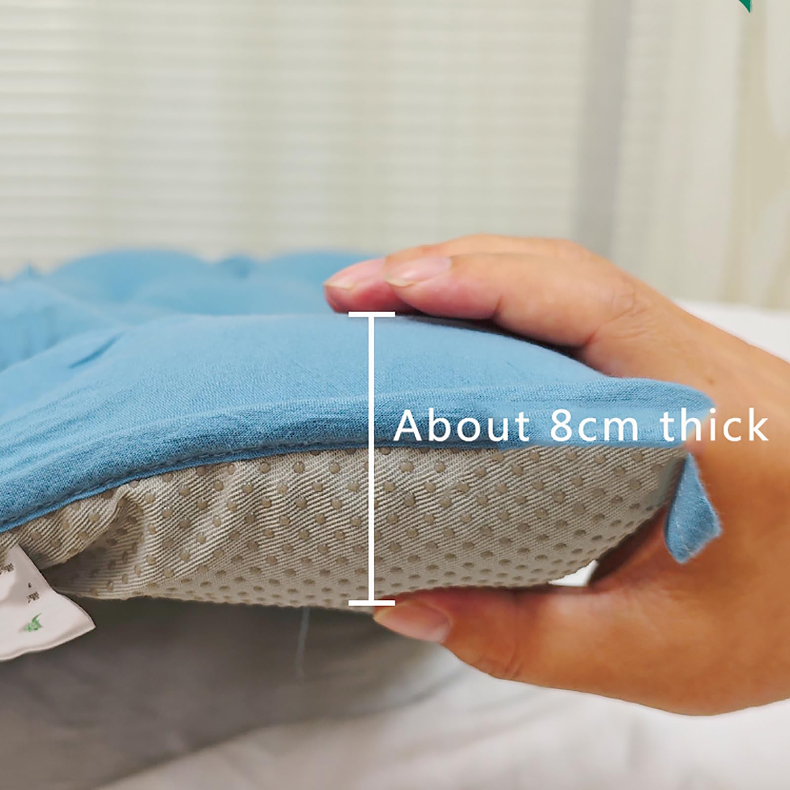 Almohadilla de cama de posicionamiento, lavable, con asas, 8 cm de grosor, suave y reutilizable para transferir, girar, levantar y reposicionar pacientes