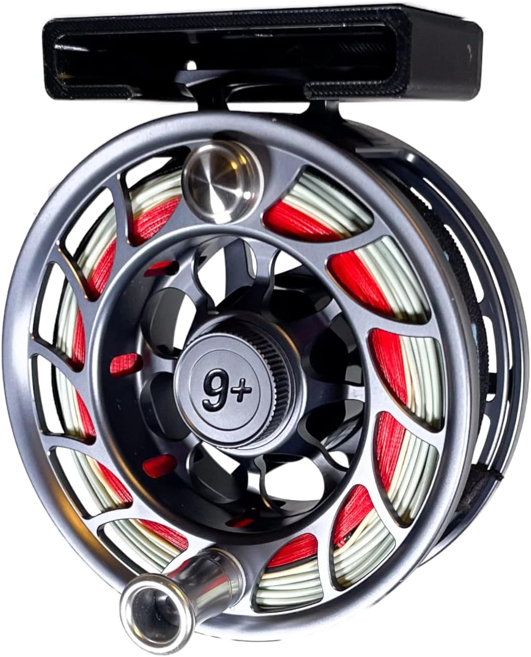 Fishing Reel Holder Wall Mount – Holds Spinning, Baitcasting & Fly Reels – Wall or Under-Shelf Mount – Single Reel Modular Design – Durable PETG – Made in USA