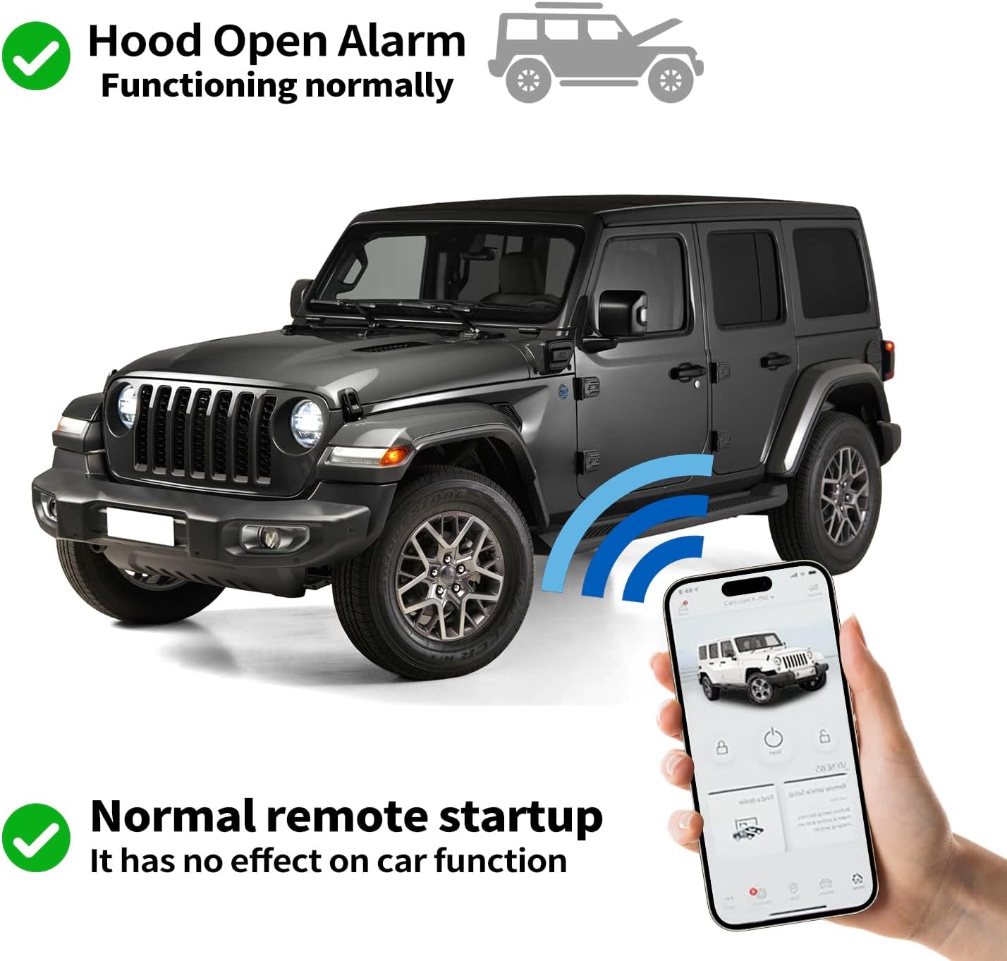 Auto Start Stop Eliminator for Jeep Wrangler JL 2018 2019 2020 2021 2022 2023 2024 2025 Gladiator JT 2020-2025 Auto Stop Eliminator Engine Auto Stop/Start Disable/Plug Play Car Accessories