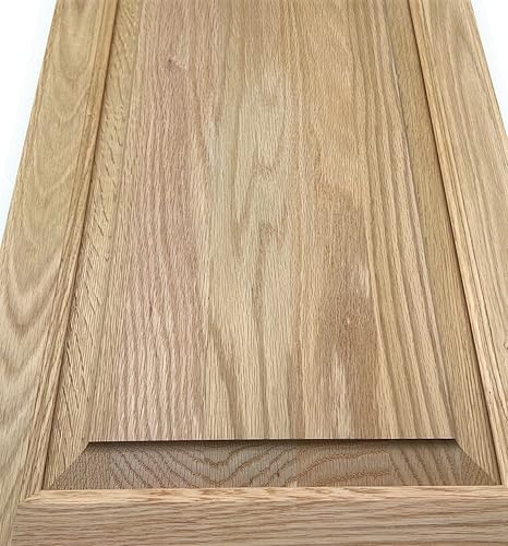 Miniatura 7 de ONESTOCK Reemplazo de puerta de armario de cocina de roble sin terminar de 12 W x 24 H, panel elevado beige