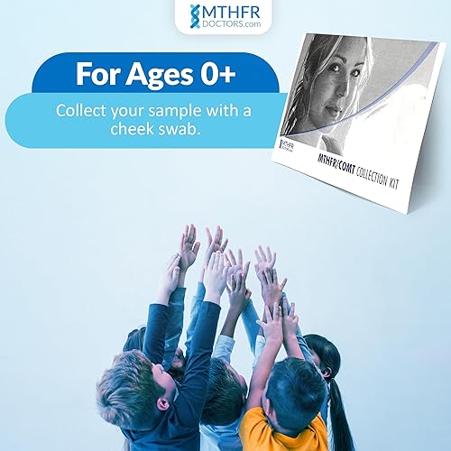 Miniatura 2 de Kit de Prueba de Genes de Metilación MTHFR+COMT. Soporte Experto en Vivo 1 a 1 por Teléfono 7 Días a la Semana. Incluye Variantes C677T, A1298C y