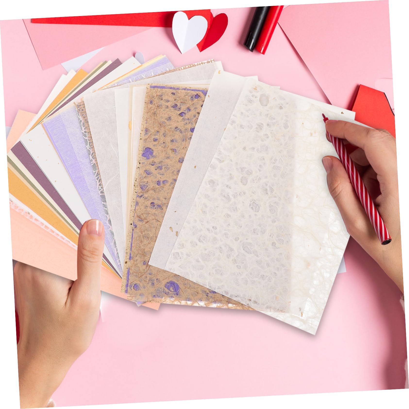 Operitacx 3 Set Adesivi Per Album Di Ritagli Carta Per Decoupage Forniture Per Album Di Ritagli Per Carta Per Album Di Ritagli Carina Pagine Autoadesive Per Album Di Ritagli Nastro 30 fogli*3