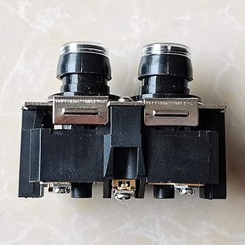 JDNN LA137 Electric Hoist Button Switch Crane Micro Control Switch Up Down Waterproof Pushbutton Switches LA137-A LA137-B 250V 16A (LA137-A)