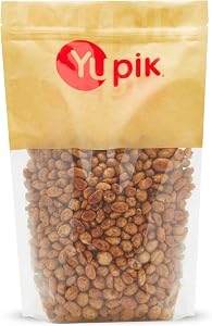 Yupik Honey Peanuts, 1 kg, Kosher, Seasoned Nuts, Blanched Peanuts in Honey Flavored Coating, Crunchy Shell, Candied Nuts, Sweet Snacks, Source of Fiber, Perfect for Parties & Game Nights