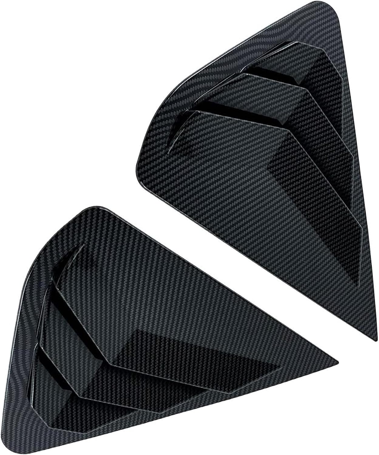 Rear Side Window Louver Shutter Cover Air Vent Louvers Scoop Cover Blinds Compatible with Nissan Altima 2013-2018 1Pair (Carbon Fiber Look)