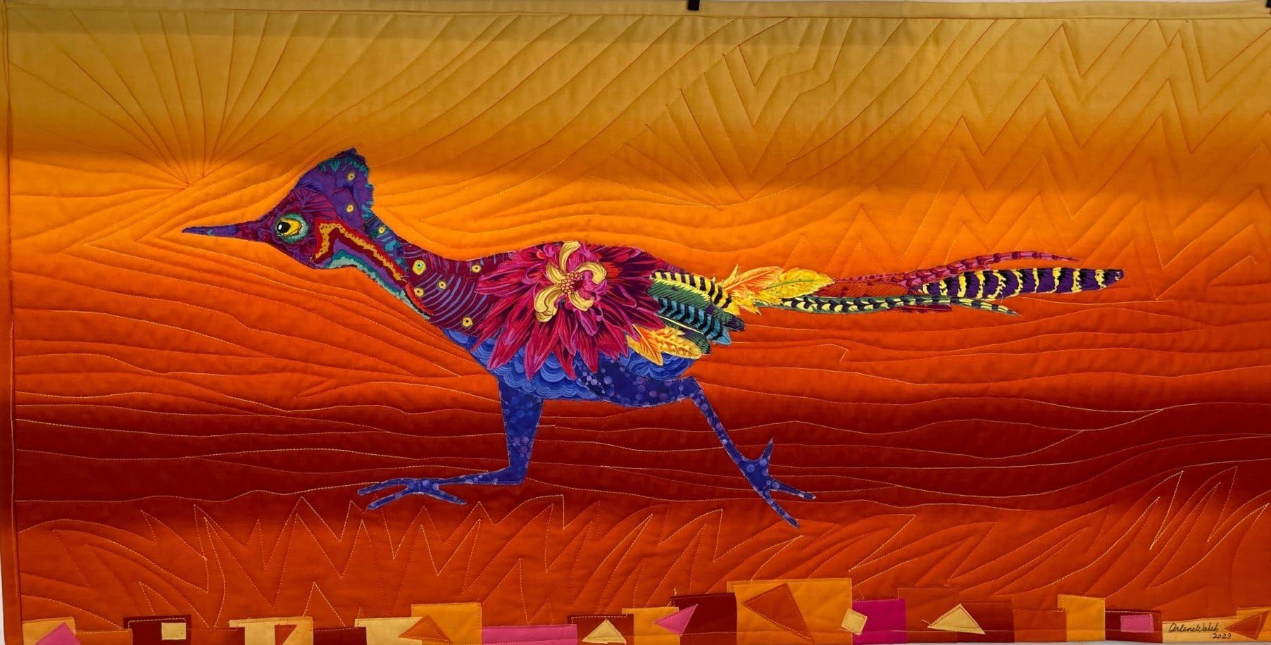 Sprint Collage Complete Quilt Fabric Kit and Applique Pattern Including Backing from Arlene Walsh Designs, Southwest Fabric Kit