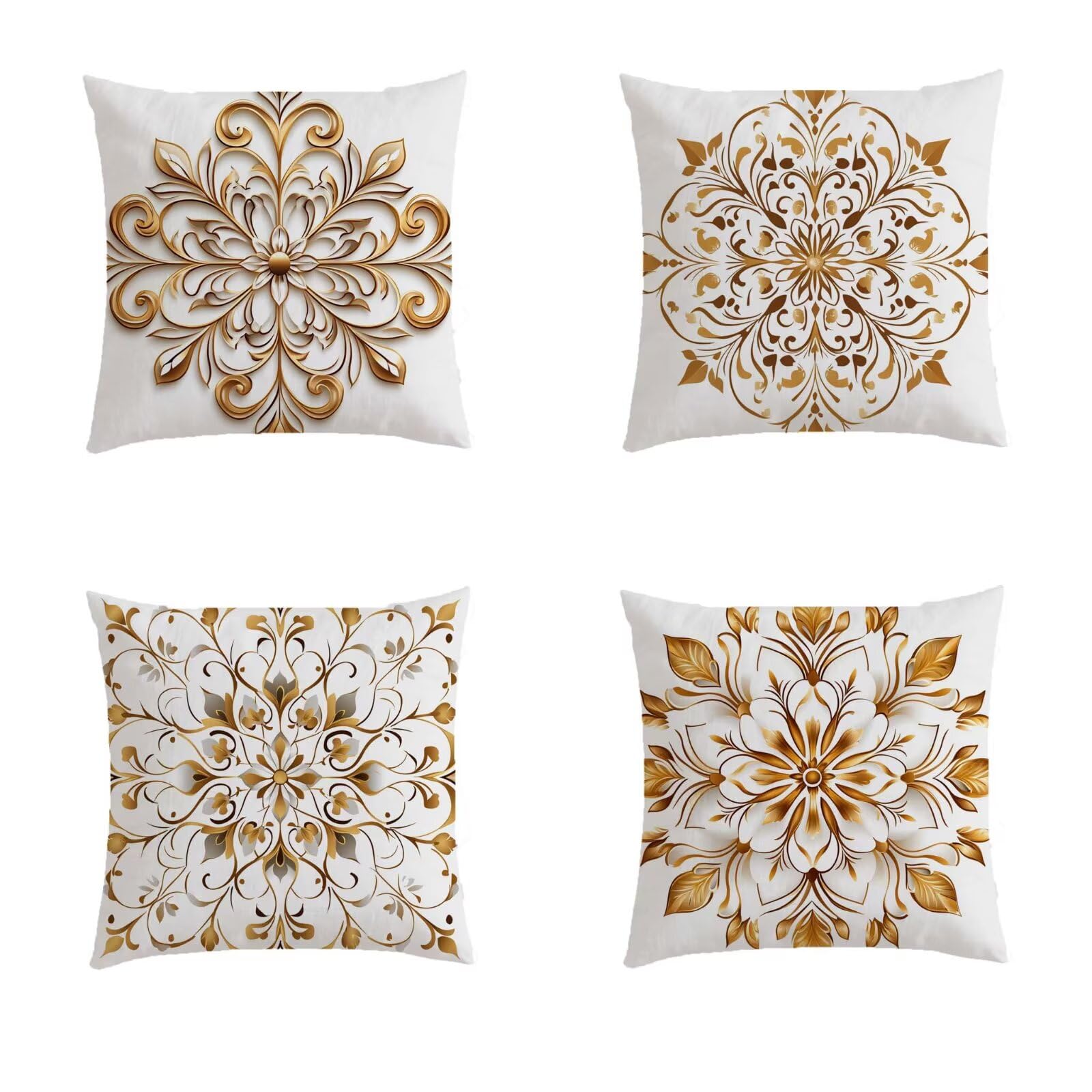 Housse de coussin de jardin bohème 45x45 en lin pour décorer votre salon d'été