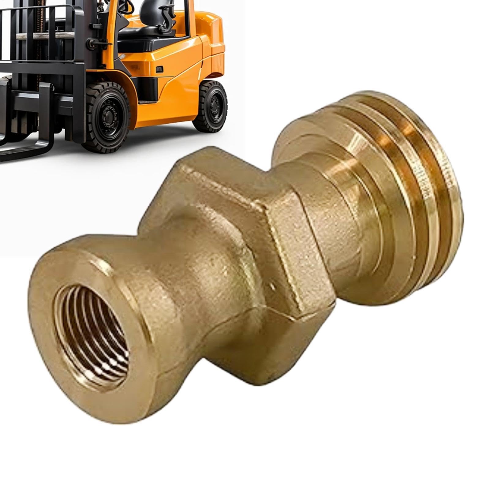 Adaptador bombona de gas con rosca exterior resistente para carga y descarga exterior