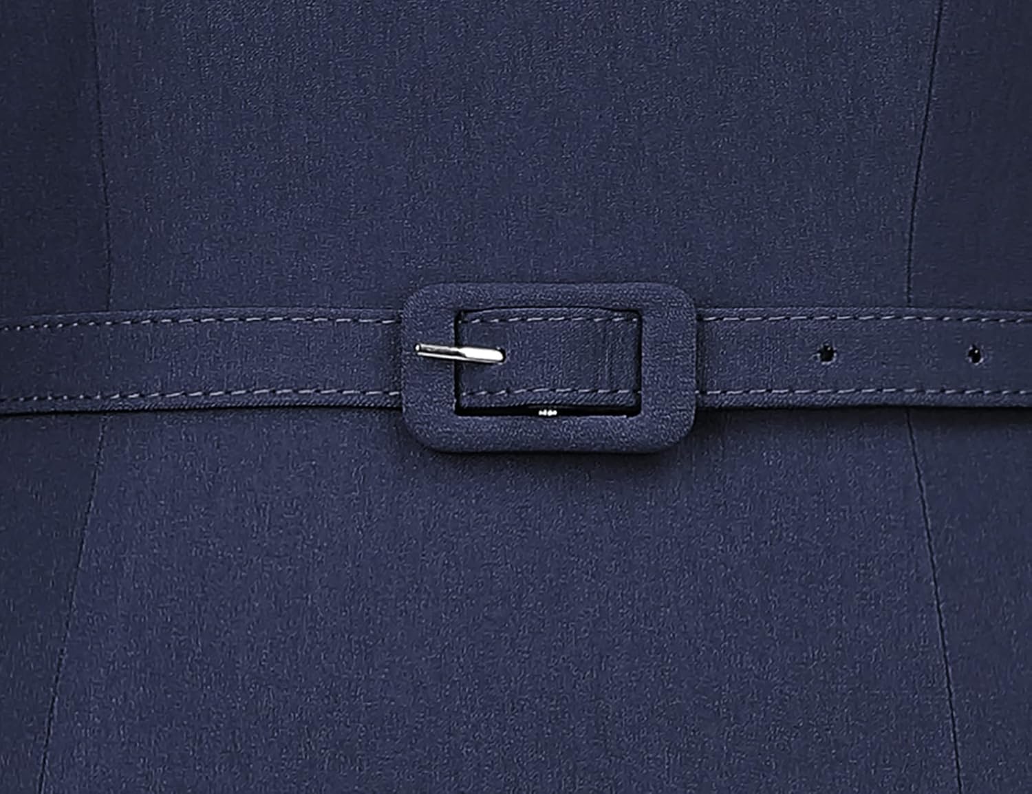 MUXXN Women's 1950s Vintage 3/4 Sleeve Elegant Collar Cocktail Evening Dress - Image 5