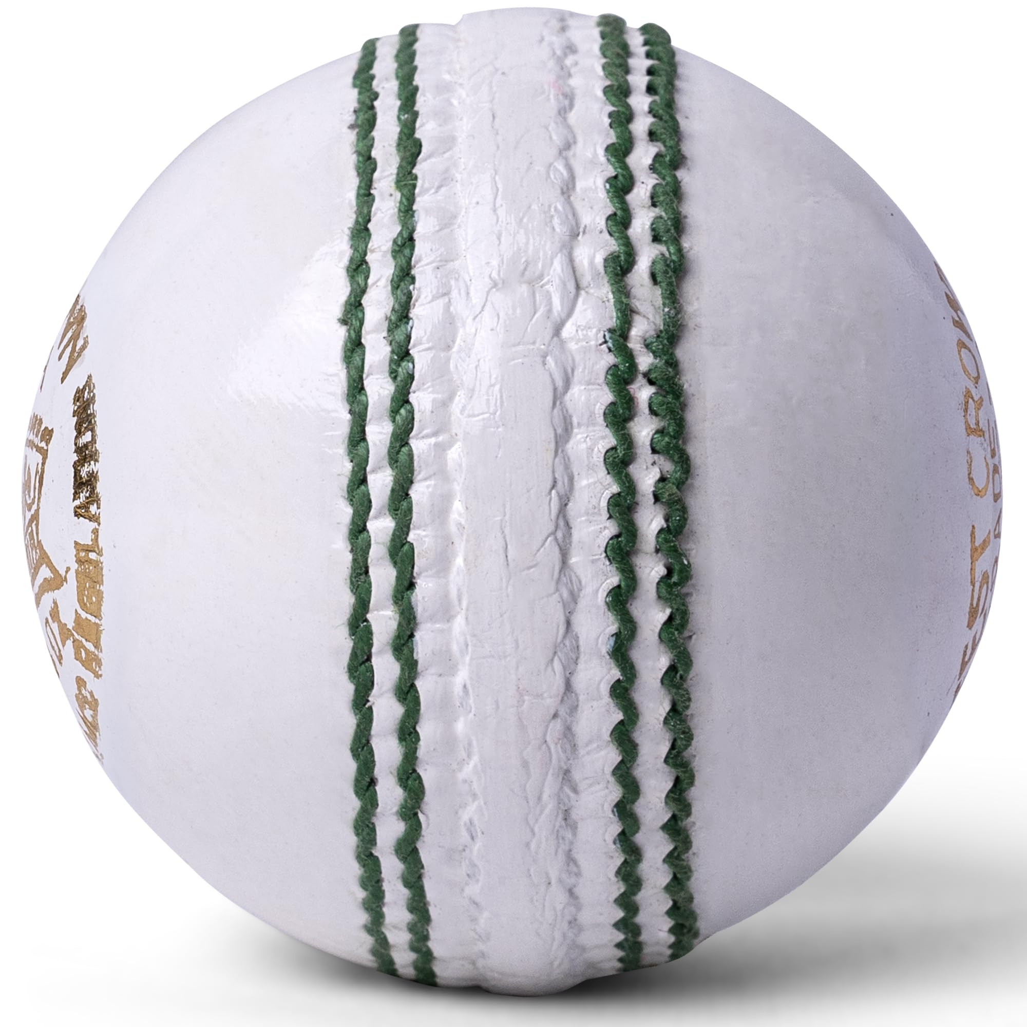 Zipper Junior Cricket Ball, Hand-Stitched Leather Youth Cricket Balls 4.75oz Weight
