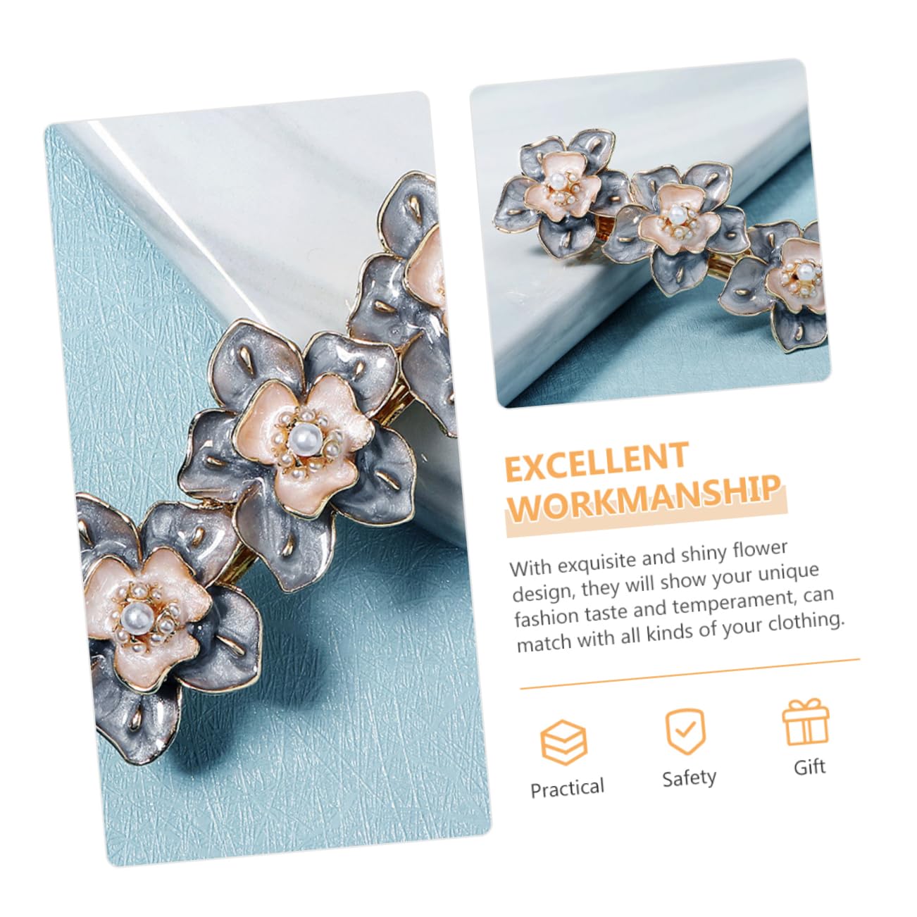 Didiseaon Retro Pearl Hairpin Hair Clip for Women Fashionable Hair Accessories for Girls