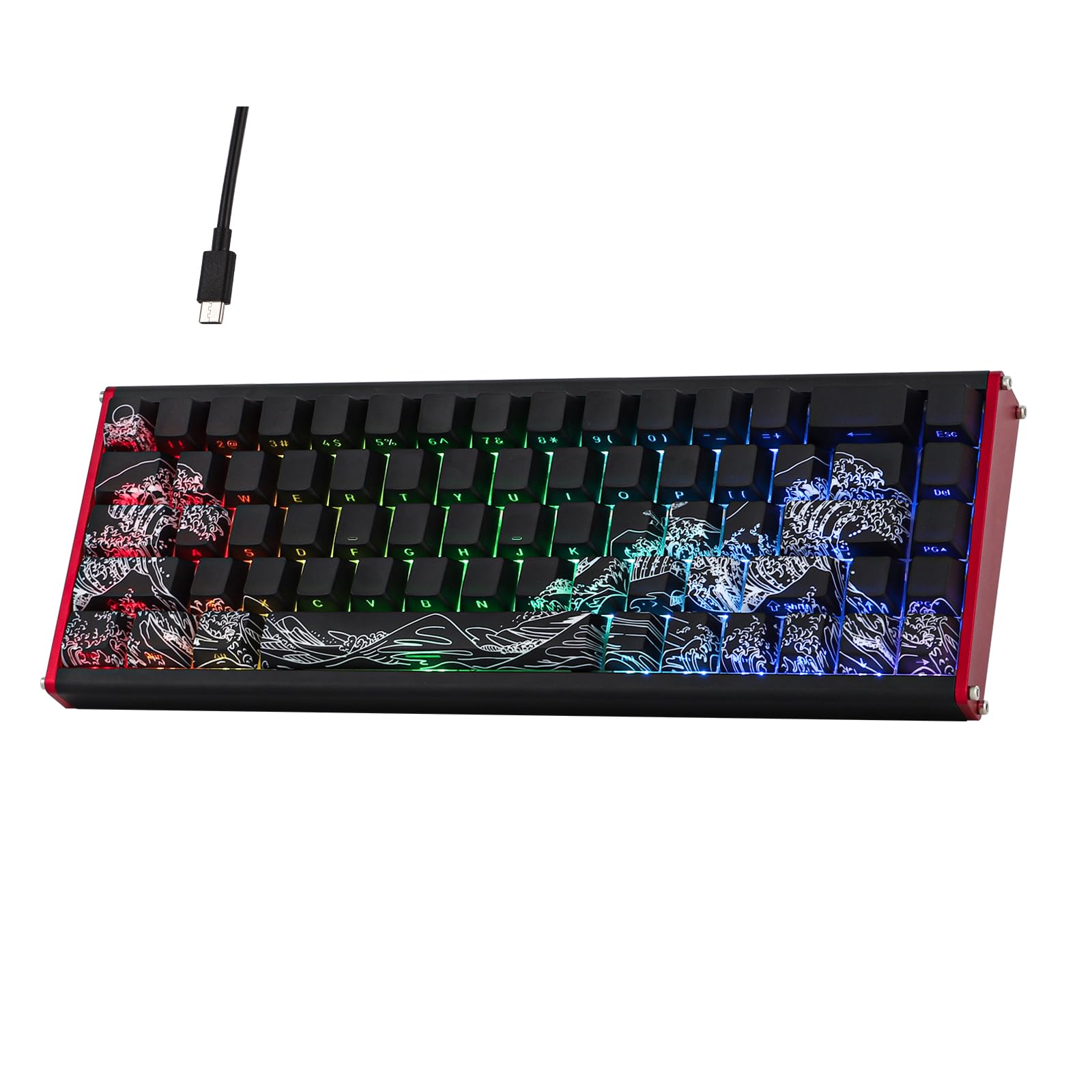 MechLands AJAZZ ALUX68 HE Aluminum Rapid Trigger Gaming Keyboard with Magnetic Switch, Wired Hall Effect Keyboard with 8K Polling Rate, 0.125ms