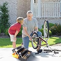 Vista 7 de Caja de herramientas organizadora de 16.5 pulgadas de 3 capas de plástico con mango portátil, perfecta para el hogar, oficina, maletero del coche