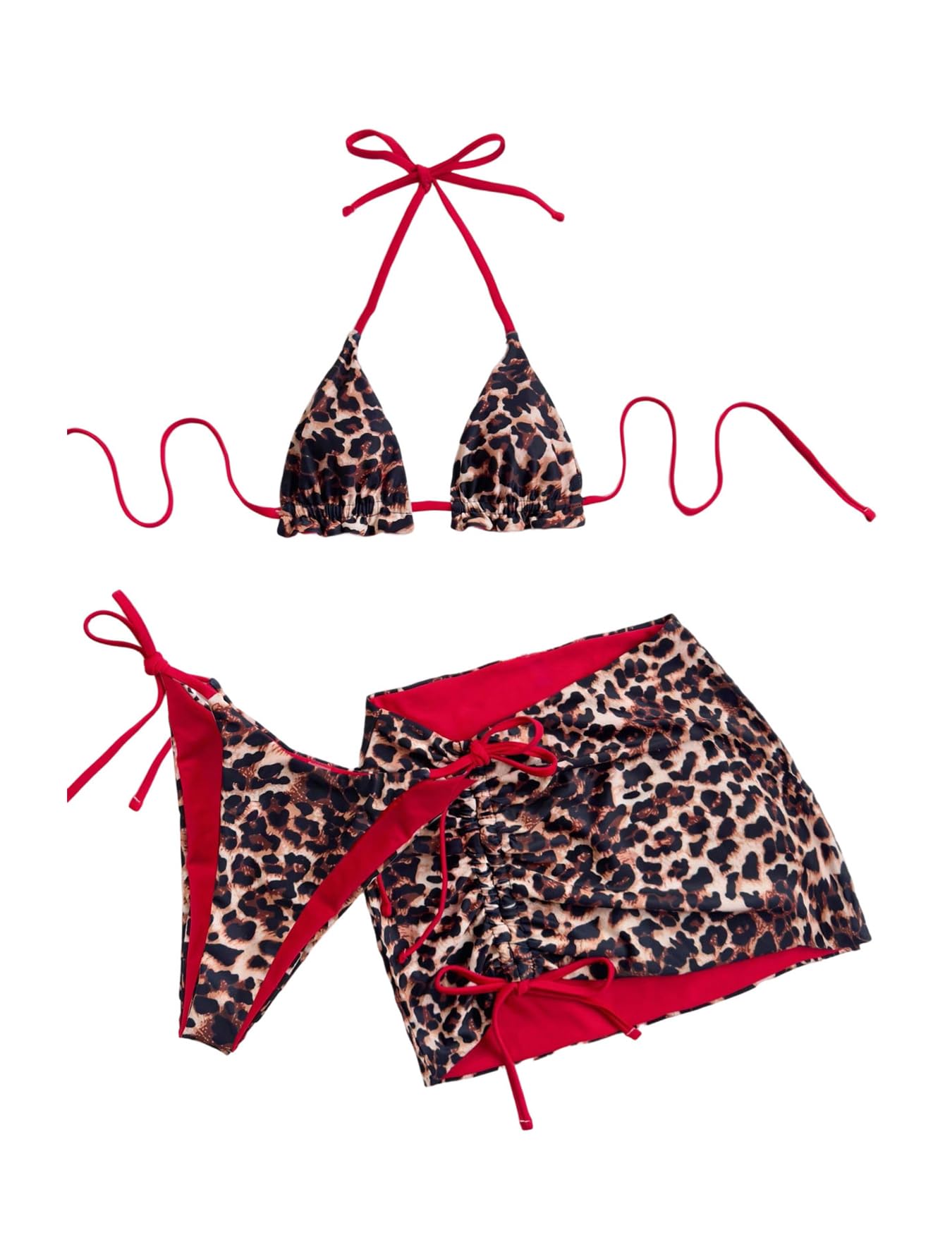 Bikini grande taille confortable fini les complexes grâce à la jupe cache-cœur