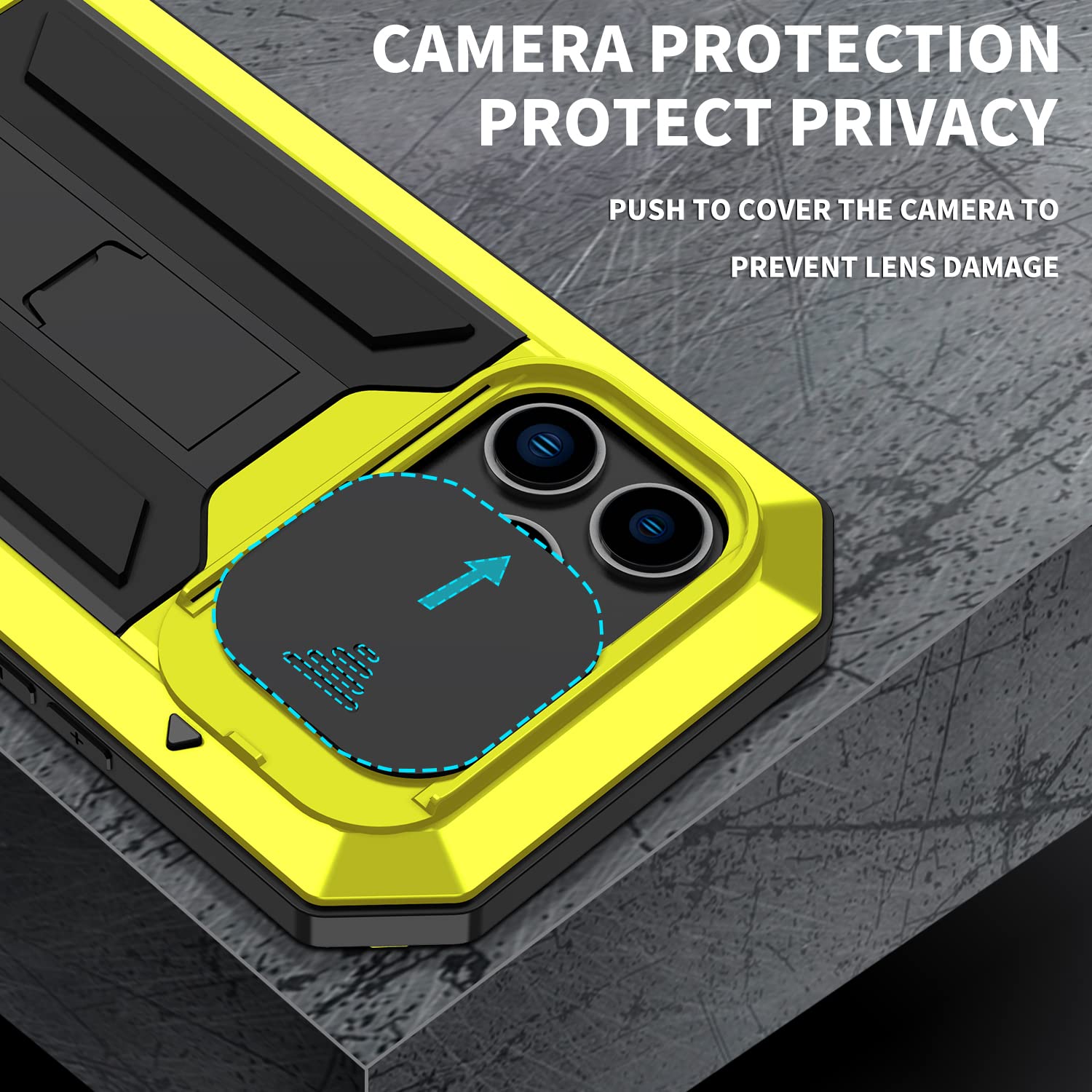Case For IPhone 14/14 Plus/14 Pro/14 Pro Max, Military Shockproof Phone Case, With Built In - View #3