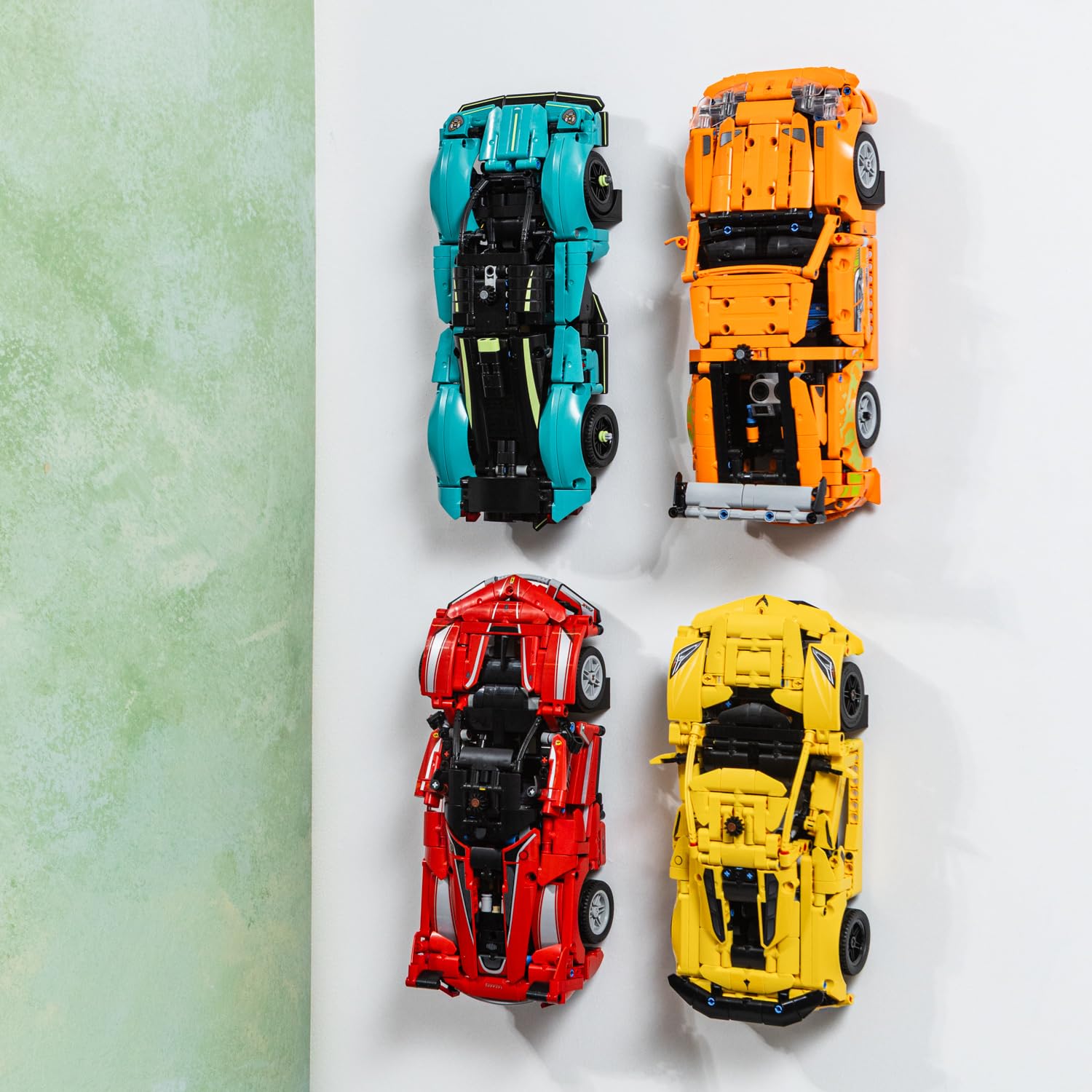 Wall Mount Compatible with Lego Technic Cars | Wall Mount Hook for Lego 42161 42151 42138 42153 42123 (4)