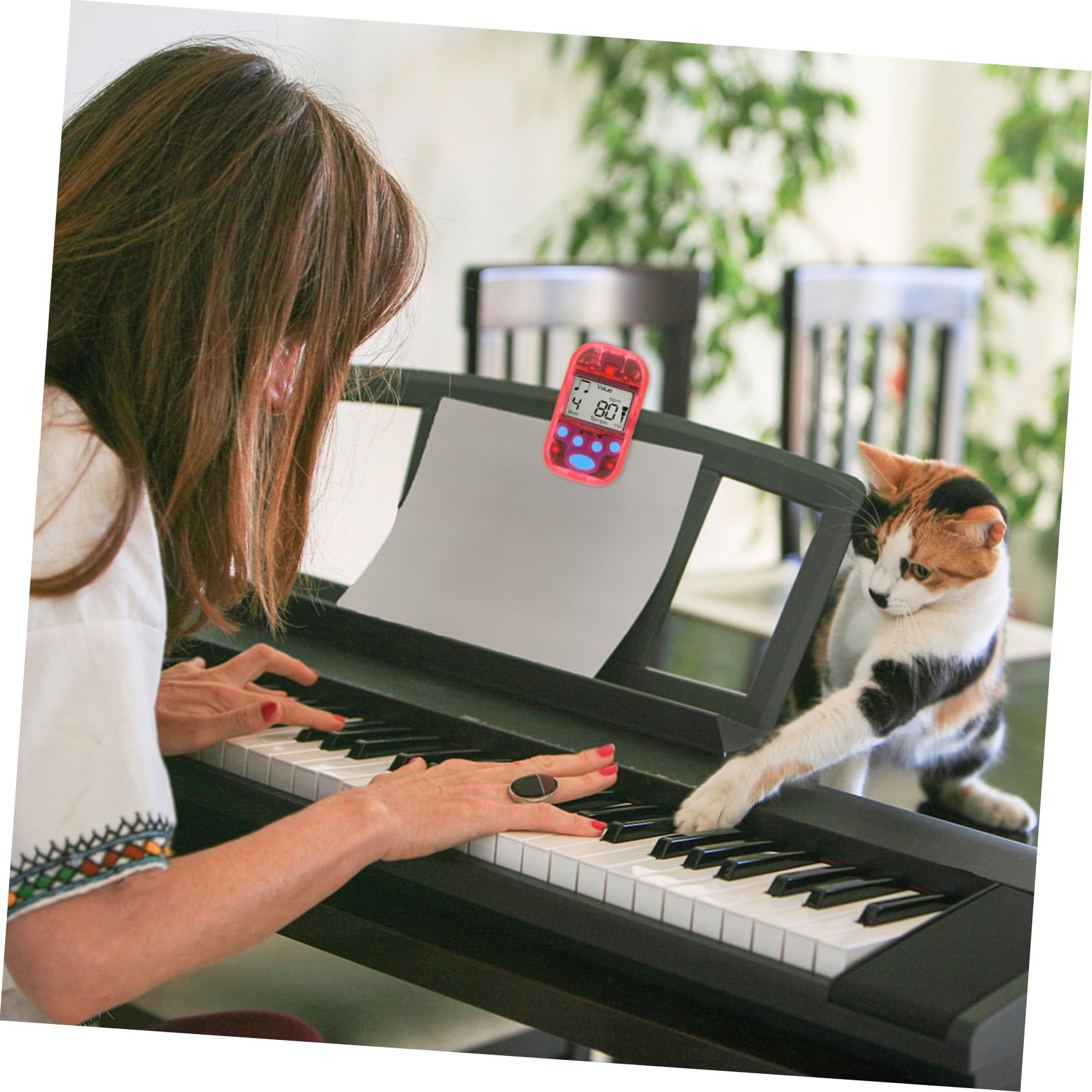 ibasenice Lot De 5 Mini Métronomes Électroniques Universels Pour Guitare Pour Débutants Et Professionnels