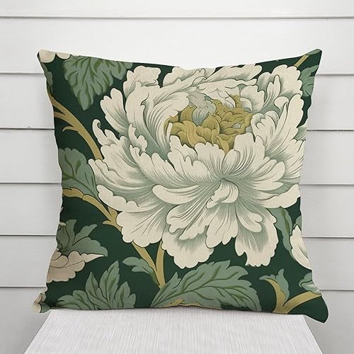 Miniatura 3 de ArogGeld Chinoiserie Honshu - Fundas de almohada florales estilo asiático, funda de almohada gris, morado, verde, chinoiserie, floral, estilo