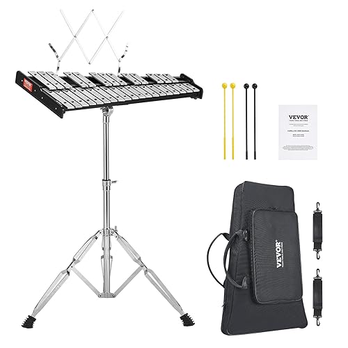 VEVOR Kit Xylophone Glockenspiel 32 Notes, Instrument de Percussion Professionnel