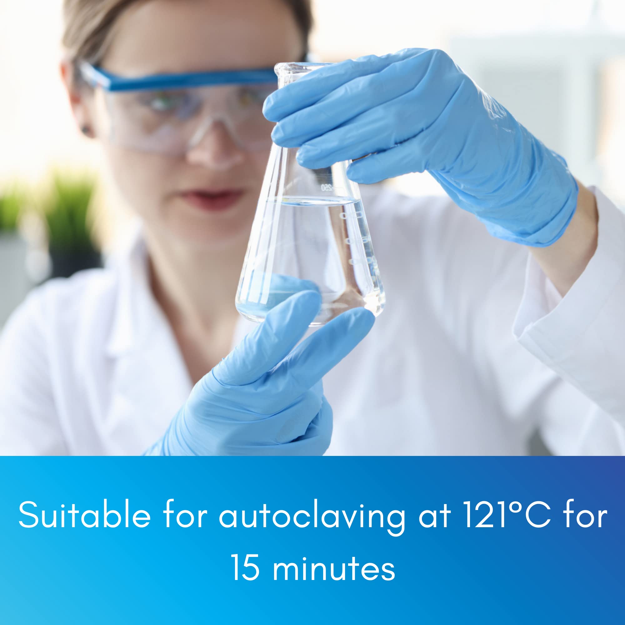 Scatola Con Griglia Camlab - Plastica, Antizoccolo Stick-on, 100 Posti, Blu - Foto 6