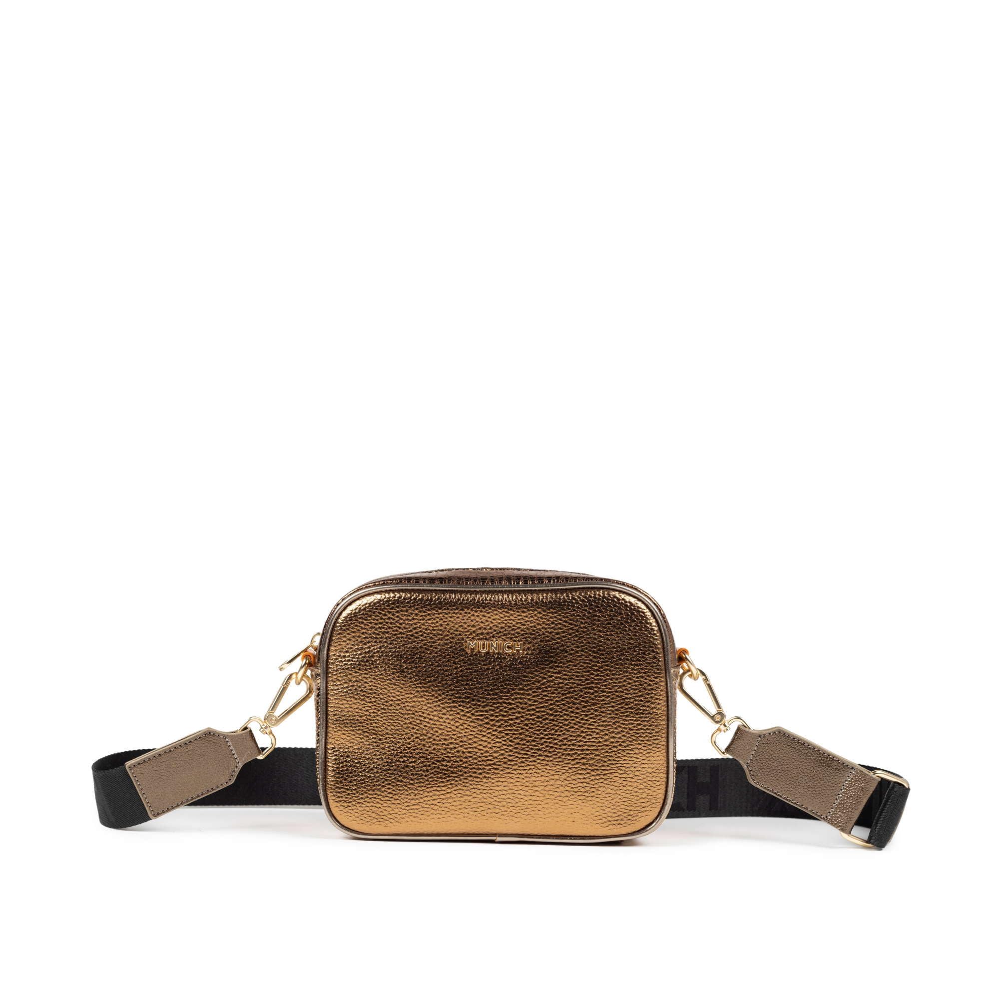 MUNICH Block Fun FW25 Crossbody Camera C/Cooper, Bolsos y Mochilas para Mujer, Brown, Medio