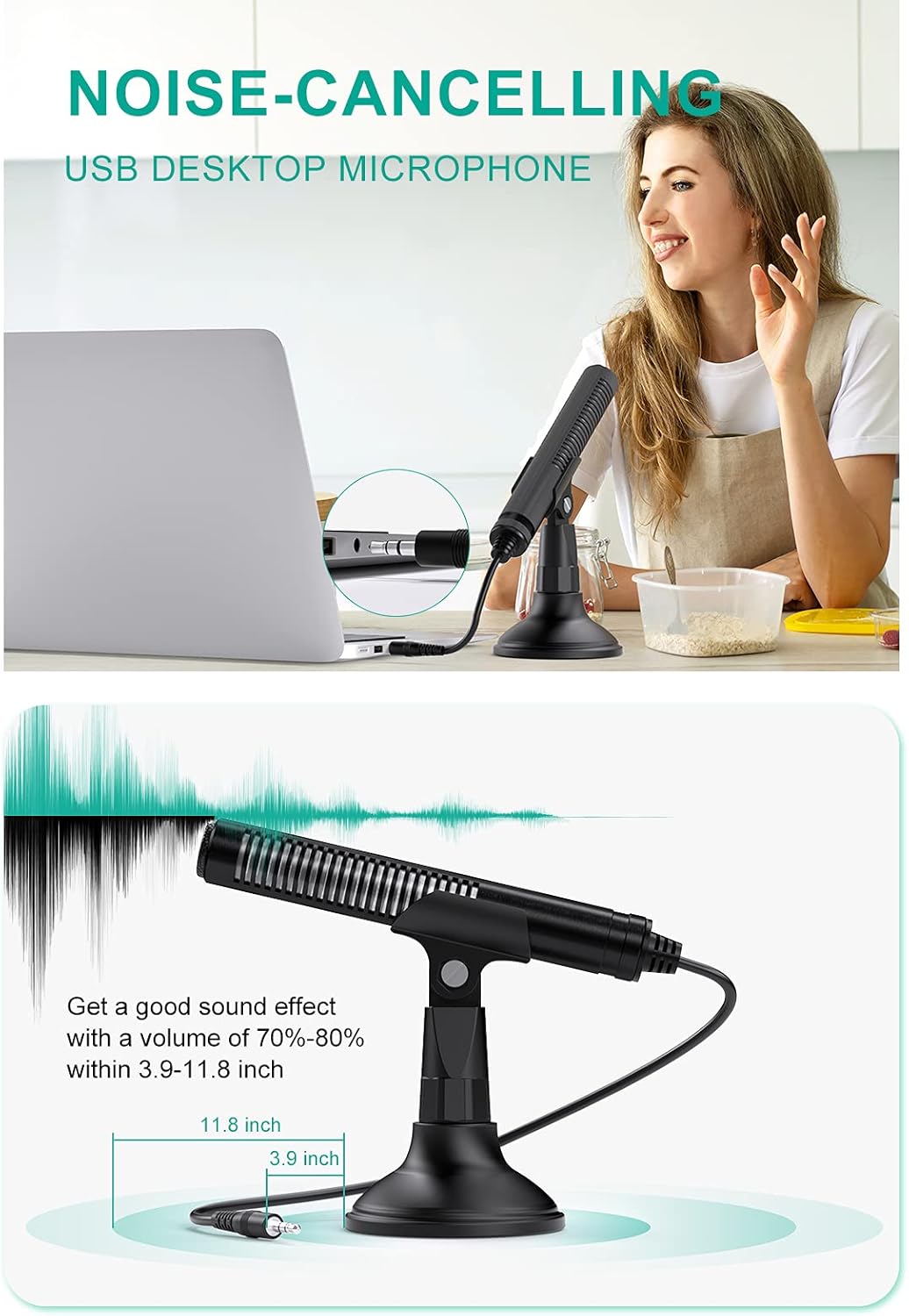 PoP voice USB Microphone, Condenser Computer PC Mic for Recording, Gaming, Streaming, Podcast Microphone for MacBook, Windows, Desktop, Laptop, YouTube Video, Voice Overs Plug & Play : Electronics