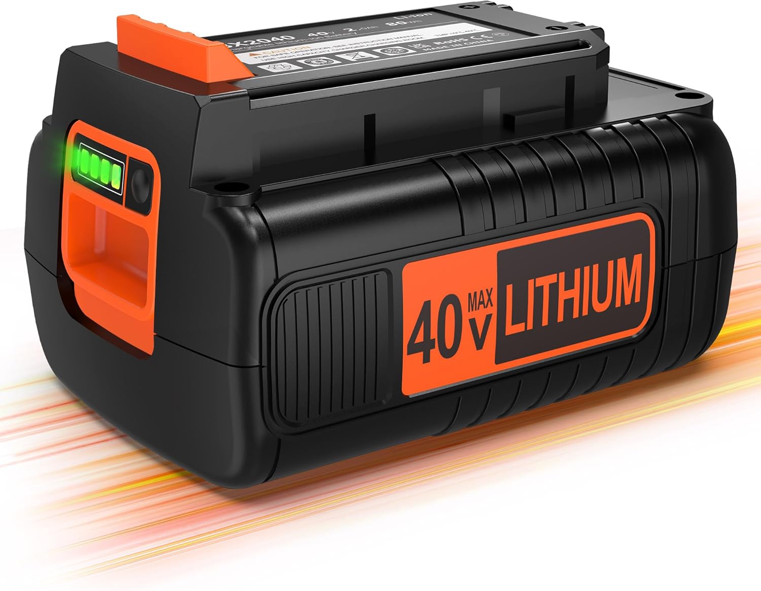 40 Volt MAX 2.0Ah Replacement for Black and Decker 40V Lithium Battery,LBX2040 LBXR36 LBXR2036 LST540 LCS1240 LBX1540 LST136W Compatible with All 36V and 40V Black and Decker Power+ Tools