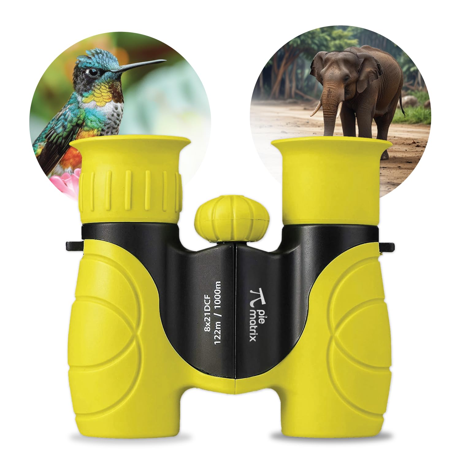 Junior Explorer Binoculars for Adults & Kids,8x21 Magnification, Bak4 Prism, FMC Coated, Lightweight, Shockproof & Rainproof, Ideal for Bird Watching, Camping, Hiking & Wildlife
