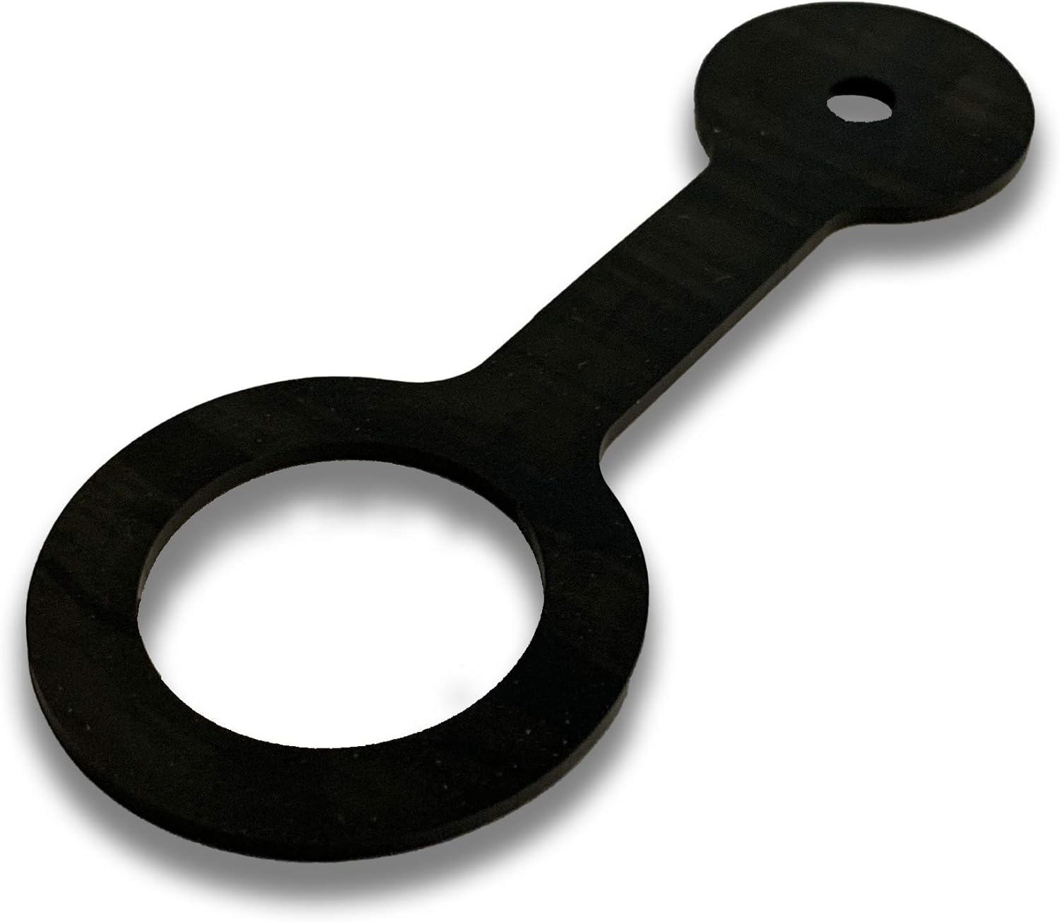 Keystone Meats RV Shower Door Travel Strap Black Rubber